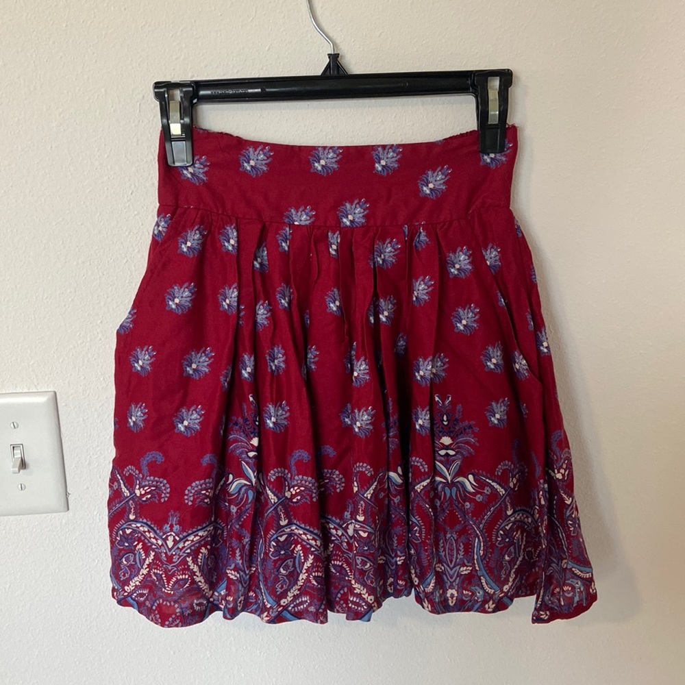 Patterned skirt